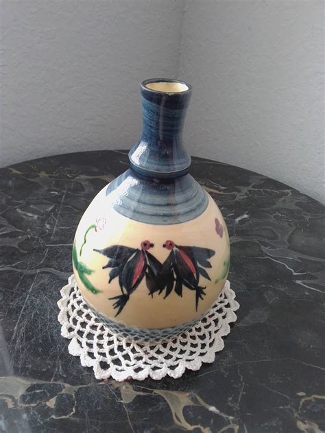 Art Pottery Made In France Louis Pignatier Vintage Vinegar Or Oil