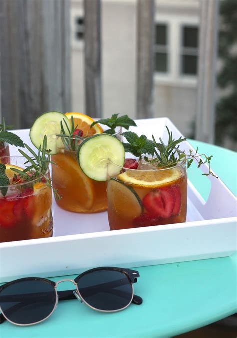 Fruit Cup A Virgin Pimms Cup Made With Ginger Ale Cola Lemon Juice