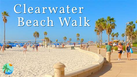 beach walk clearwater florida youtube