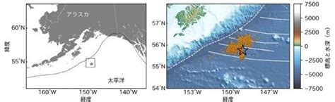 震源はアラスカ州南西部の プリンス・ウィリアム湾 。 太平洋プレート と 北アメリカプレート の境（ アリューシャン海溝 付近）における 海溝型地震 である。 2018年アラスカ湾地震、想像超えた複雑さを解明 筑波大など | TECH+