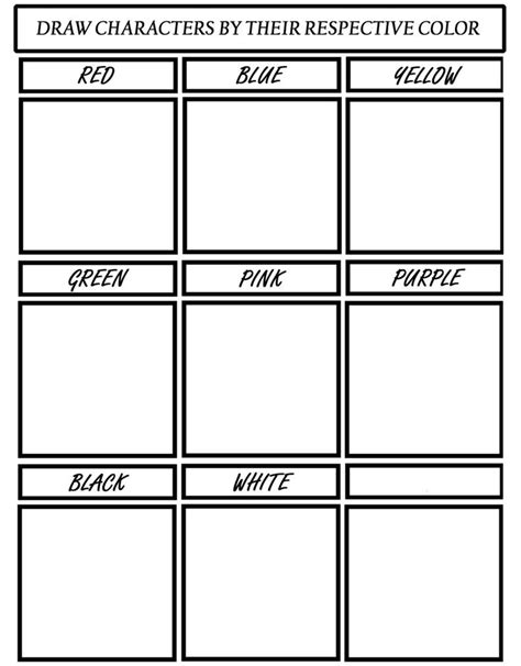 Drawing Challenge Template