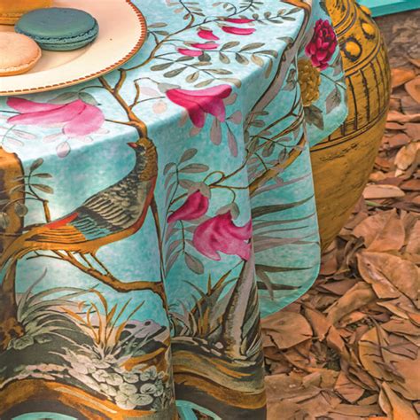 Chinoiserie Tablecloth Round Cheezain Etc