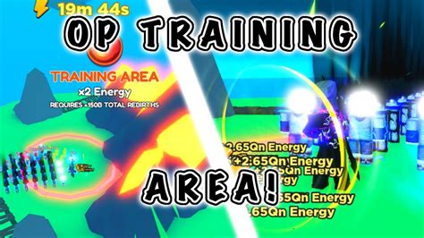 Super Op 2x Training Area How To Rank Up And Get Auras Really Fast