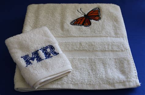 Towel Embroidery Designs Add A Personal Touch To Your Bathroom Linens