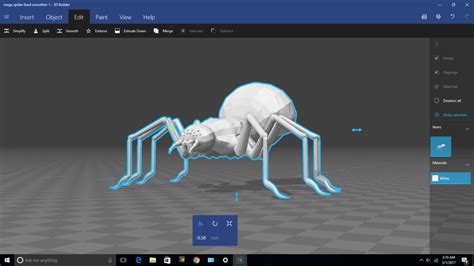 3d Printed Massive Spider By April Gray Pinshape