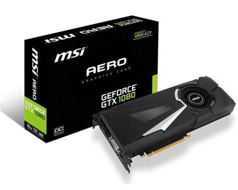 Msi Announces Its New Geforce Gtx 1080 Graphics Cards Lineup
