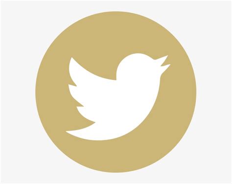Gold Gold Twitter Logo Png 570x569 Png Download Pngkit