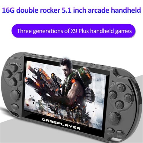 Available X9 Plus 16g Handheld Psp Game Console 51 Inch 128 Bit Arcade