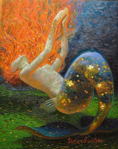 Victor Nizovtsev Mermaid Art Mermaid Artwork Fantasy Art