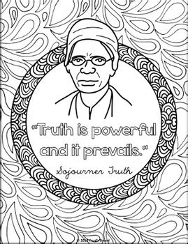 Sojourner Truth Coloring Page at GetColorings.com | Free printable colorings pages to print and