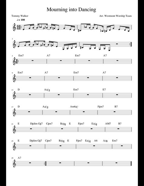 Mourning Into Dancing Sheet Music For Piano Download Free In Pdf Or Midi