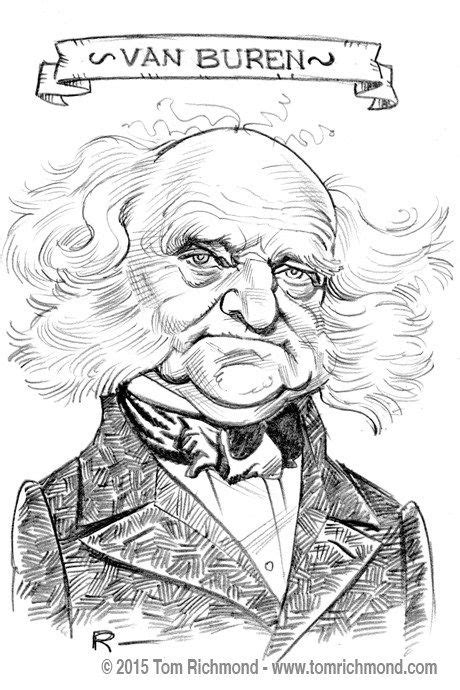 Presidential Caricatures 8 Martin Van Buren