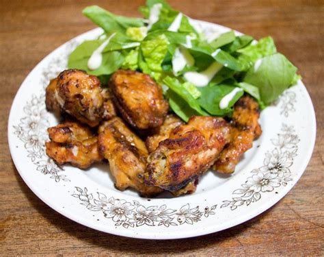 Costco garlic chicken wings cooking instructions [14. Chicken Wings & Salad - Own Two Hands