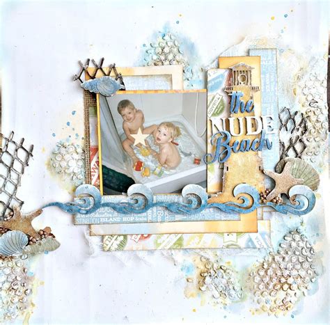 Nanne S Creations The Naked Beach Layout Ce Monthly Challenge