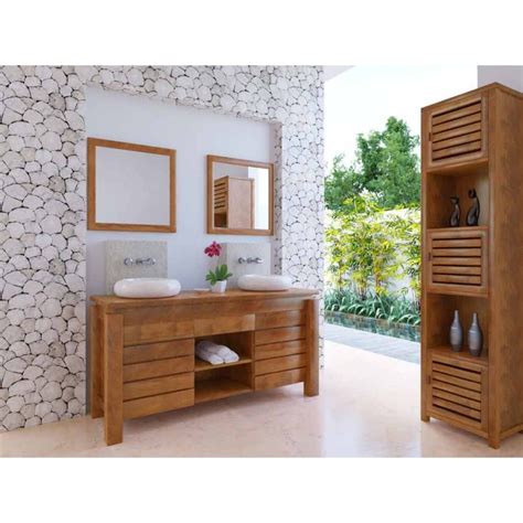 79,95 € 79,95 € 9,99 € pour l'expédition. Meuble bas de salle de bain teck Légian--