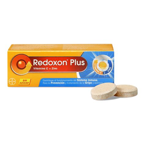 Vitamina C Zinc Redoxon Plus 10 Tabletas Efervescentes Soriana