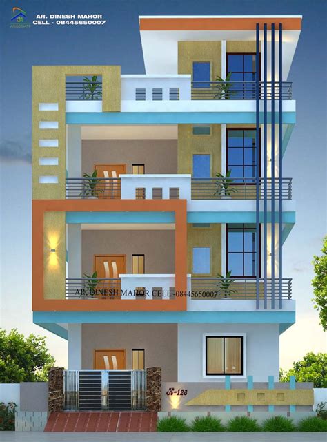 Check spelling or type a new query. North face 24 ft front house design | Small house ...
