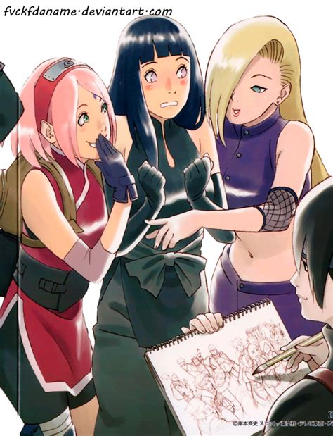 Sakura Hinata And Ino The Last Render By Fvckfdaname Naruto Gaiden