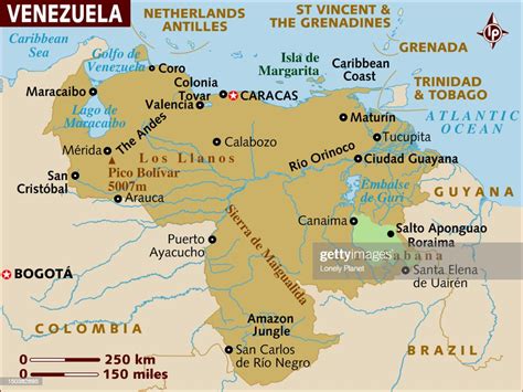Map Of Venezuela High Res Vector Graphic Getty Images