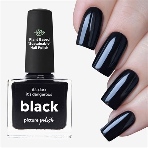 Black Nail Polish Black Nail Color Picture Polish Australia