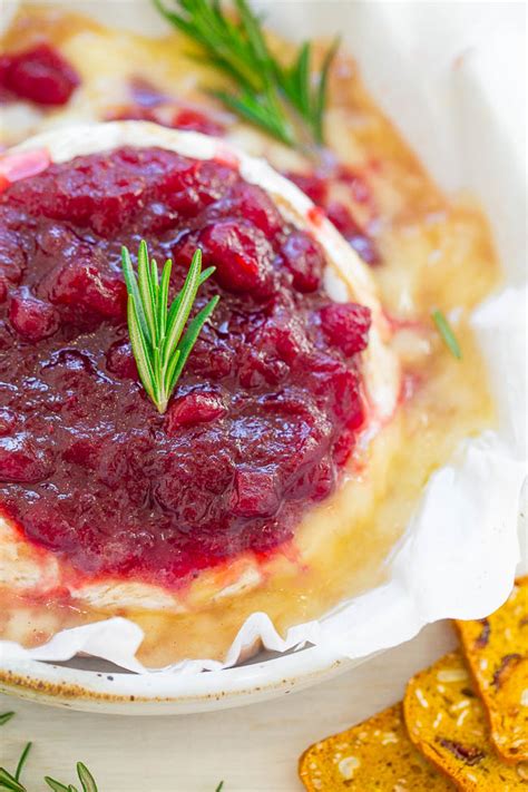 Easy Cranberry Baked Brie Simple Yet Elegant Averie Cooks