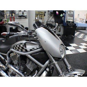 With the fairing in place, we had to cut spacers to fill the space between the fairing width and the new fork clamps. Breathless Racing® - Harley Davidson V-Rod Muscle 2012 ...