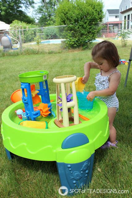 The fresh air and change of scenery is so important for young energetic toddlers who love durability: 8 Backyard Must Haves for Toddlers | Spot of Tea Designs