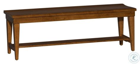 Hearthstone Rustic Oak Bench From Liberty 382 C9000b Coleman Furniture
