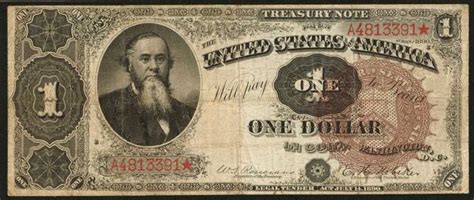 Series Of 1890 One Dollar Treasury Note Value Sell Old