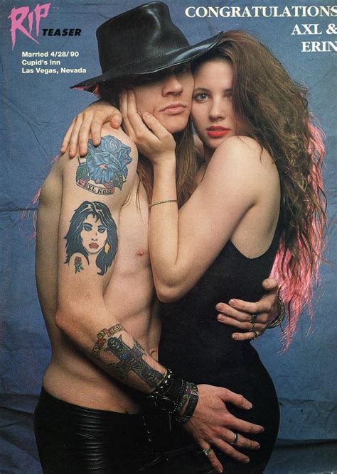Axl rose, whose full name is william bruce rose jr., has been creating buzz since the day he returned back in 2001 after disappearing in the 90s. Axl Rose and former wife Erin Everly, the inspiration ...