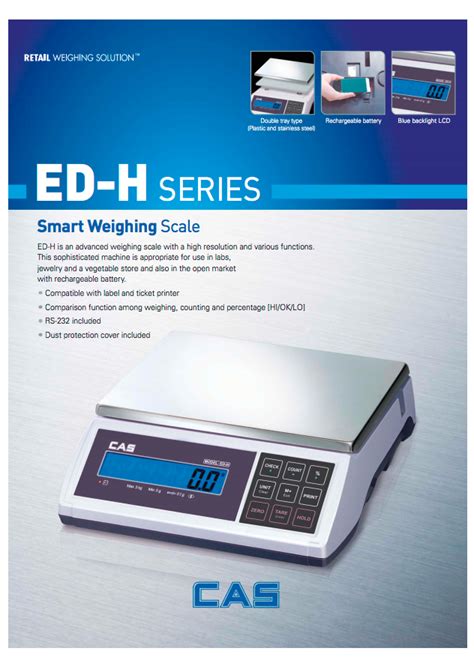 Cas Ed H Digital Weighing Scale