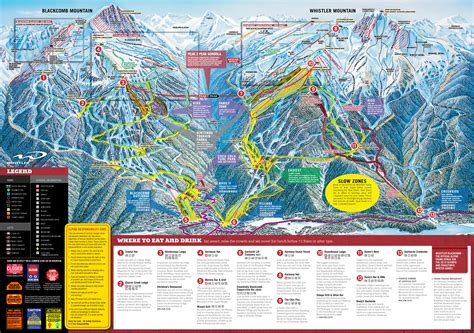 Whistler Piste Maps And Ski Resort Map Powderbeds
