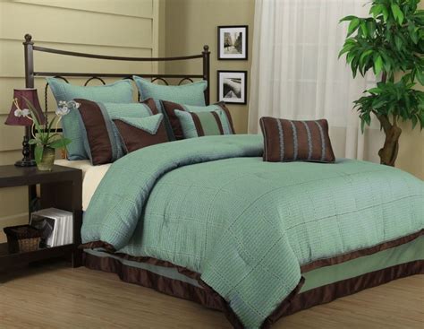 Made in italy wood contemporary master bedroom designs. teal and brown bedding - makes a nice master bedroom or ...