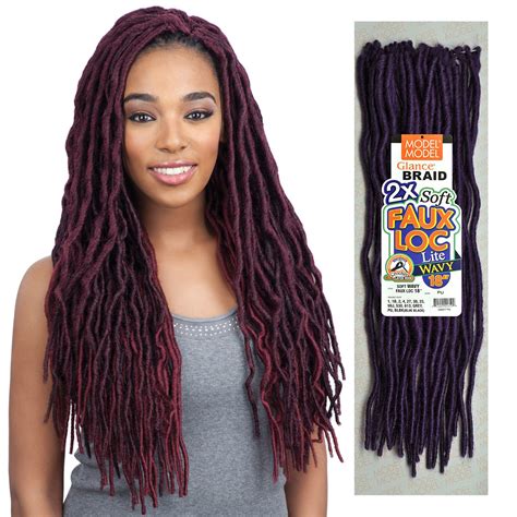 Glance braiding hair by model model collection. Model Model Synthetic Hair Crochet Braids Glance 2X Soft ...