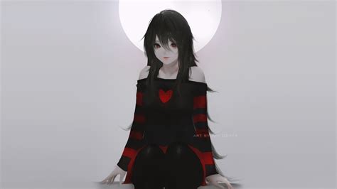 15 wallpaper anime girl red and black baka wallpaper