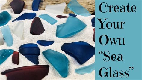 Make Your Own Sea Glass Tumbled Glass Beach Glass Diy How To Free Tutorial Sea Glass Diy Sea