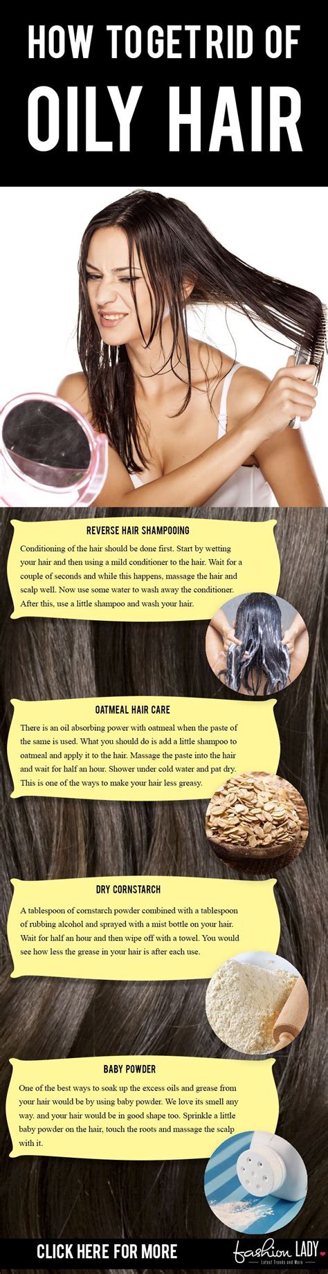 How To Get Rid Of Oily Hair - 8 Tips & Tricks | Oily hair ...