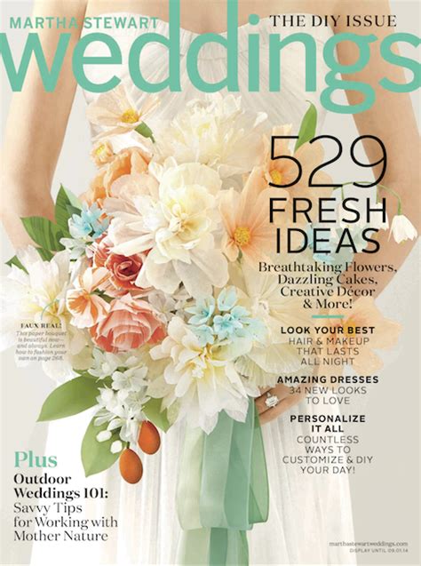 Sneak Peek Summer Issue Of Martha Stewart Weddings Ritzy Bee Blog