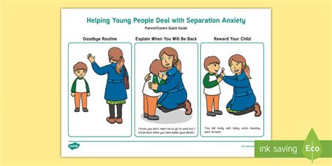 How Parentscarers Can Support Young People With Separation Anxiety Guide