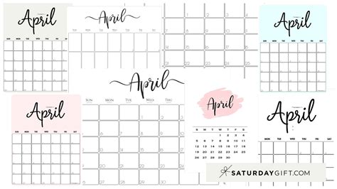 Printable Calendar April 2021 April 2021 Monday Calendar Monday To