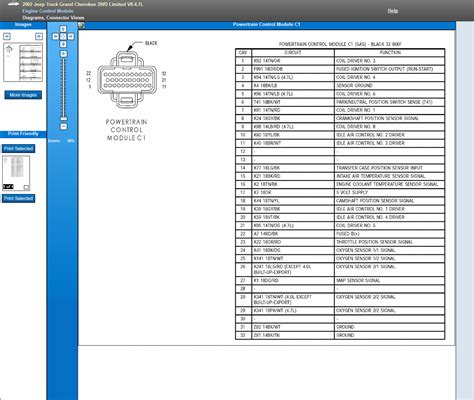 2000 Jeep Cherokee Pcm Wiring Diagram