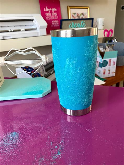 How To Make Glitter Tumblers With Epoxy For Beginners Silhouette School