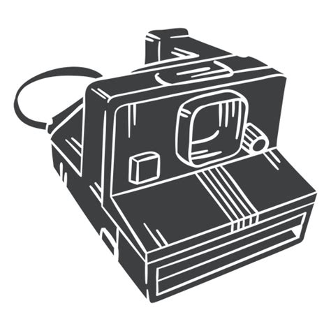 Polaroid Camera Black Transparent Png And Svg Vector File