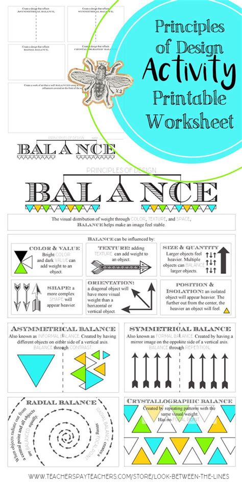 Objects, values, colors, textures, shapes, forms, etc., can be used in creating a balance in a composition. Principles of Design, Balance: Middle or High School In ...