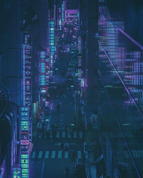 By Yoshito Hasaka 羽坂譲人 F7 On Instagram Cyberpunk City Tokyo