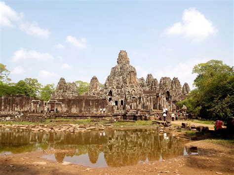 Khmer Architecture Bayon Temple Angkor Free Stock Photo Public
