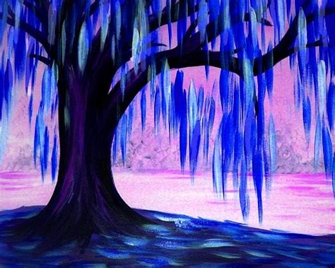 Ready to unlock all the potential in your next landscape painting? Paint Nite: Blue Willow Tree