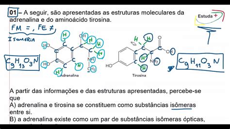 Classificação de aminas fórmula molecular Isomeria Carbono quiral