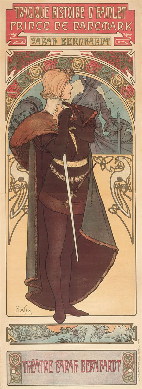 Fuck Yeah Alphonse Mucha Sarah Bernhardt Posters For Medee And Hamlet