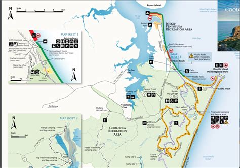 Moro campground is just across pacific coast highway from the beach. Noosa to Double Island Point - 50 Shades of Age